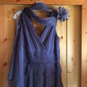 Beautiful steel grey dress sz 10 PRICE DROP